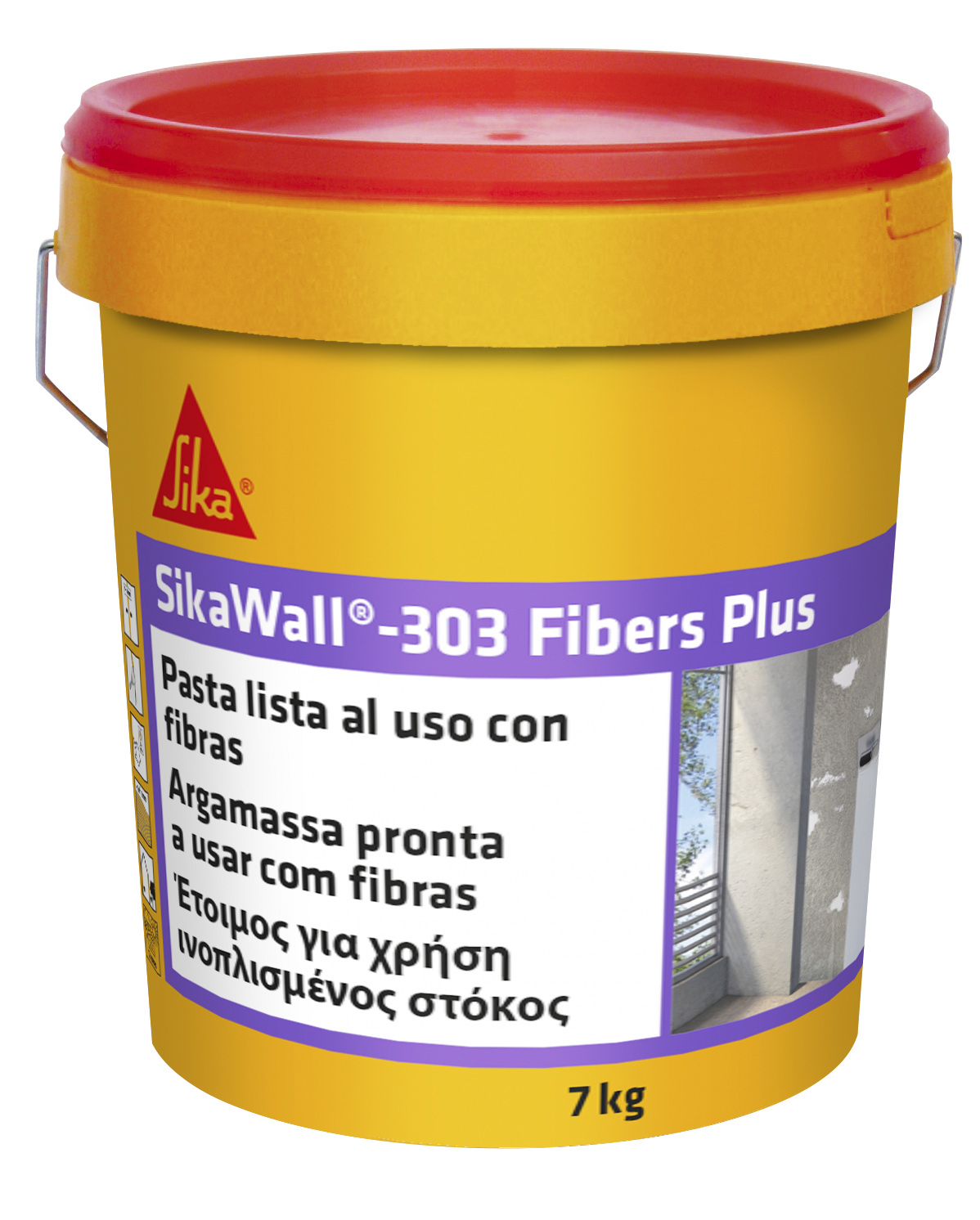 SikaWall-303 Fibers Plus   5 KG Cubo